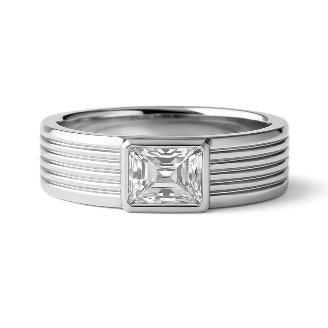 East-West Diamond with Multi Groove Band
