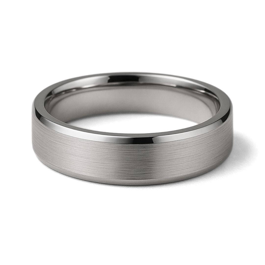 Brushed Band with Polished Chamfer