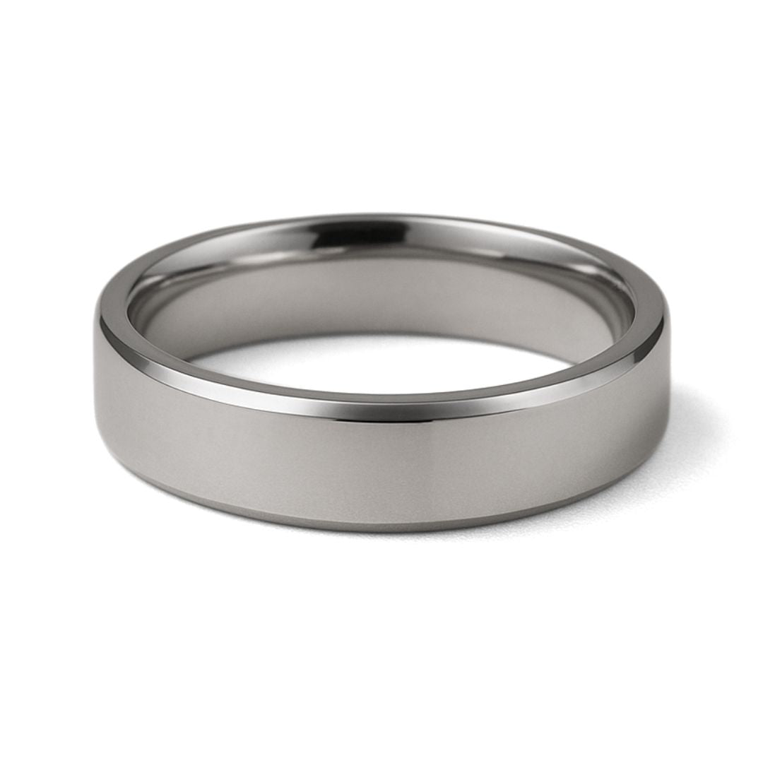 Brushed Band with Polished Chamfer
